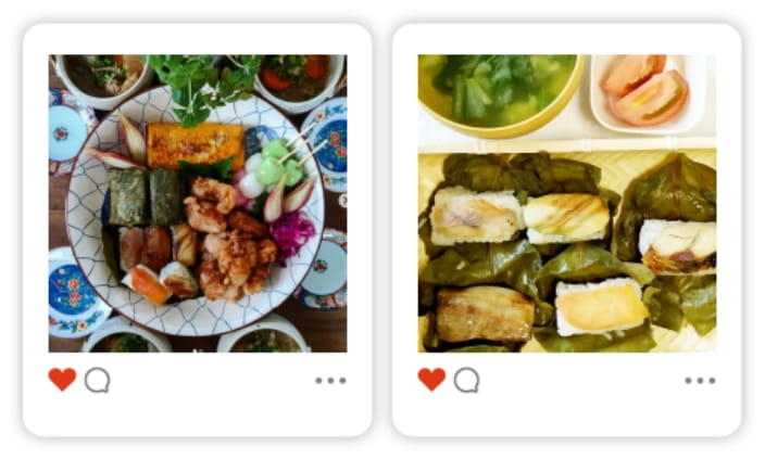 インスタグラムの投稿画像